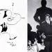xavier cugat, cuban, spanish, latin, musician, violinist, bandleader, artist, caricaturist, de bru, caricature1927, 1944, orchestra leader