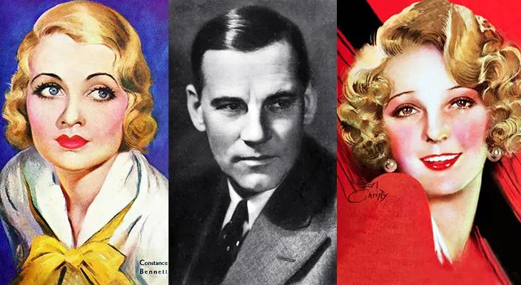 constance bennett, dorothy mackaill, american actresses, walter huston, canadian actor, 1932, earl christy, george hurrell, 1930s films, 1931 movies, safe in hell, the common law, bought, the ruling voice, the reckless hour, kept husbands, once a sinner