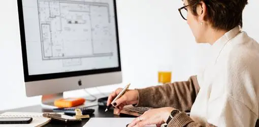 computer, office, home plans, blue prints, architect, real estate agent, interior designer, home decorator, renovator