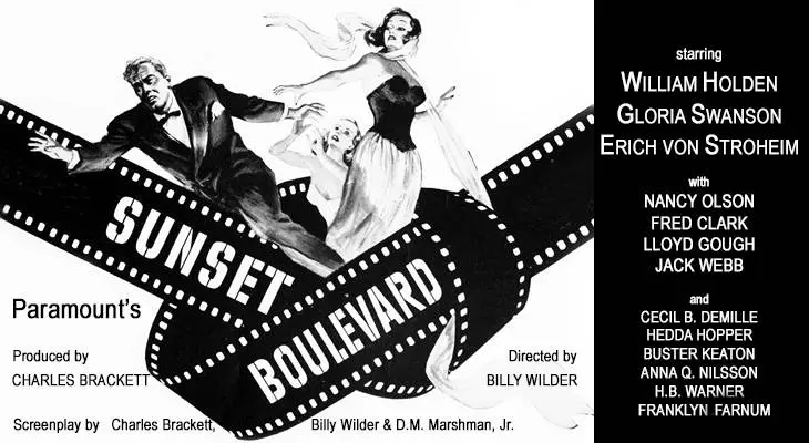 1950, august, classic movies, film noir, movie premieres, sunset boulevard, sunset blvd, academy awards, movie stars, american actress, gloria swanson, norma desmond, actors, william holden, joe gillis