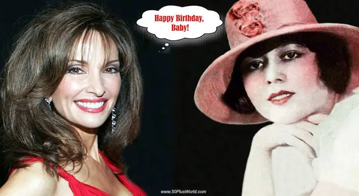 birthday wishes, happy birthday, greeting card, born december 23, famous birthdays, susan lucci, actress, tv shows, soap operas, all my children, erica kane, devious maids, ann pennington, black bottom, dancer, ziegfeld follies, silent films, gold diggers of broadway, daytime emmy award