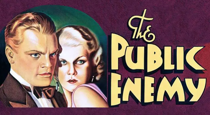 1931, classic movies, the public enemy, crime dramas, gangster films, actors, movie stars, james cagney, jimmy cagney, actress, jean harlow,&nbsp;