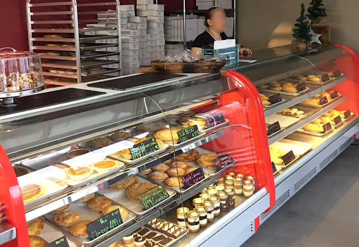 hamilton meat pie co, hamilton bakery, home made baked goods, pastry counter, deli business, cookies, meat pies, pastries, berry pies, fruit pie, tarts, bread,&nbsp;