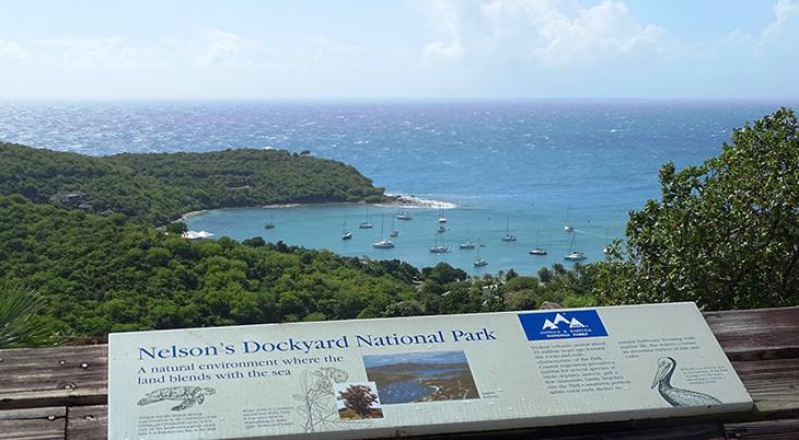 antigua, caribbean island, shirley heights lookout, nelsons dockyard national park