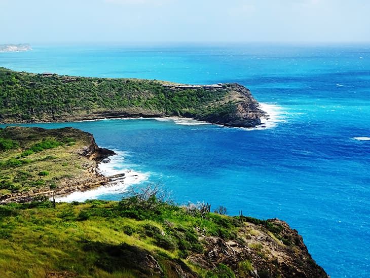 antigua, caribbean island, shirley heights lookout, nelsons dockyard national park, standfast point, eric clapton house