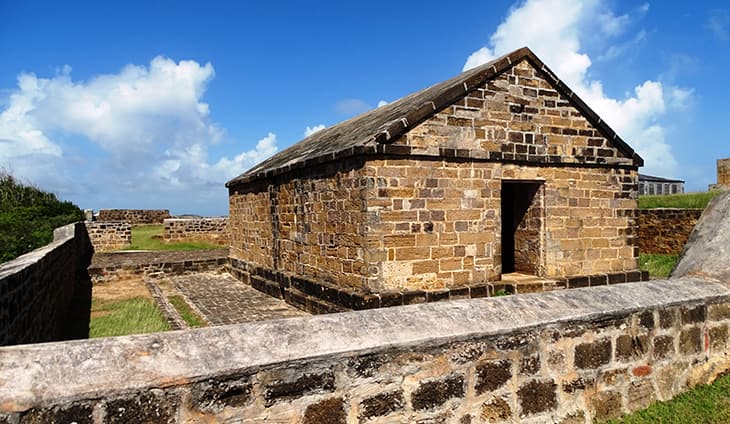 antigua, caribbean island, shirley heights lookout, nelsons dockyard national park, the blockhouse